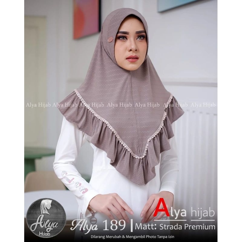 Jilbab Bergo Simple Instan Alya 189 Ori Alya Hijab