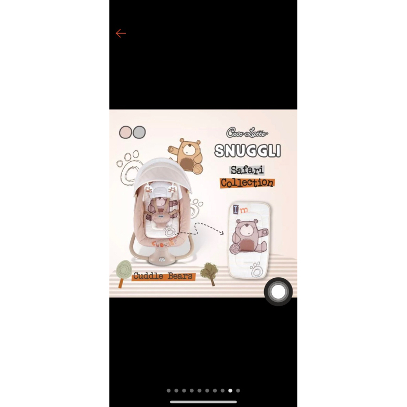 snuggli bouncer brown