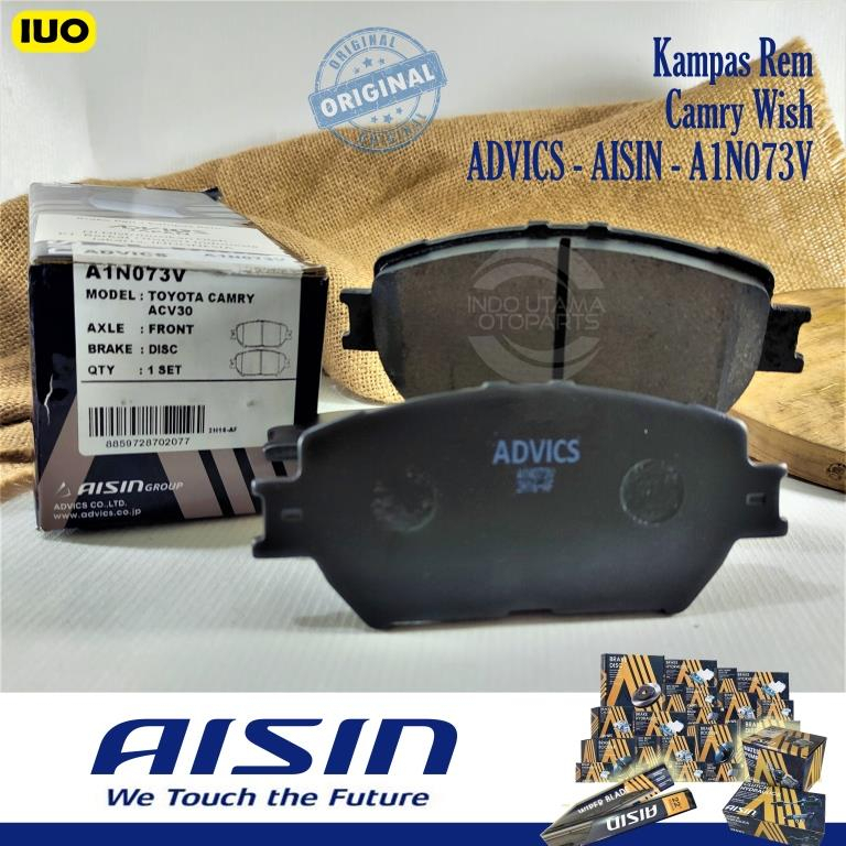 Brake Pad AISIN Camry Wish Kampas Rem ADVICS A1N073T - ORIGINAL