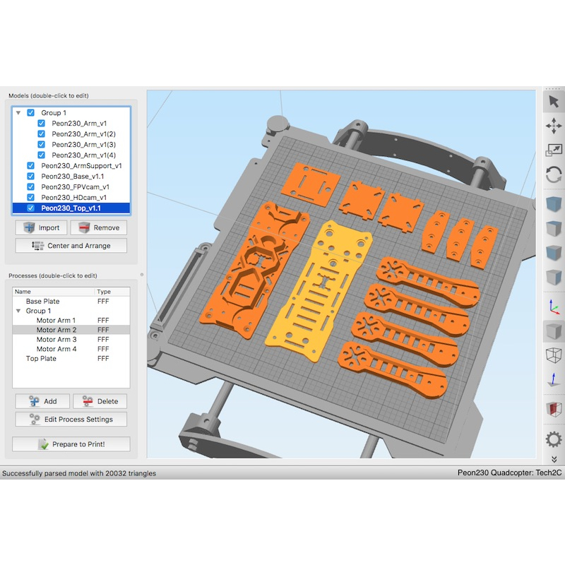 Software Simplify3D 4 Profesional all in one Program navigasi printer 3D printing software