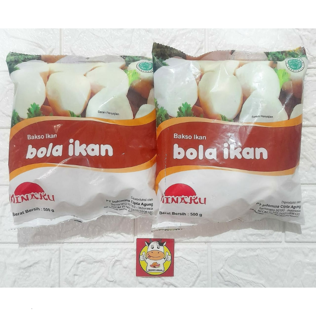 

MINAKU BOLA IKAN 500GR - MINAKU BAKSO IKAN 500GR - FROZEN FOOD - BRONTZ JOGJA