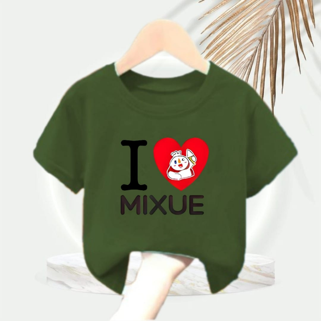 Kaos Vistaterry Baju Anak-anak Love Miksu