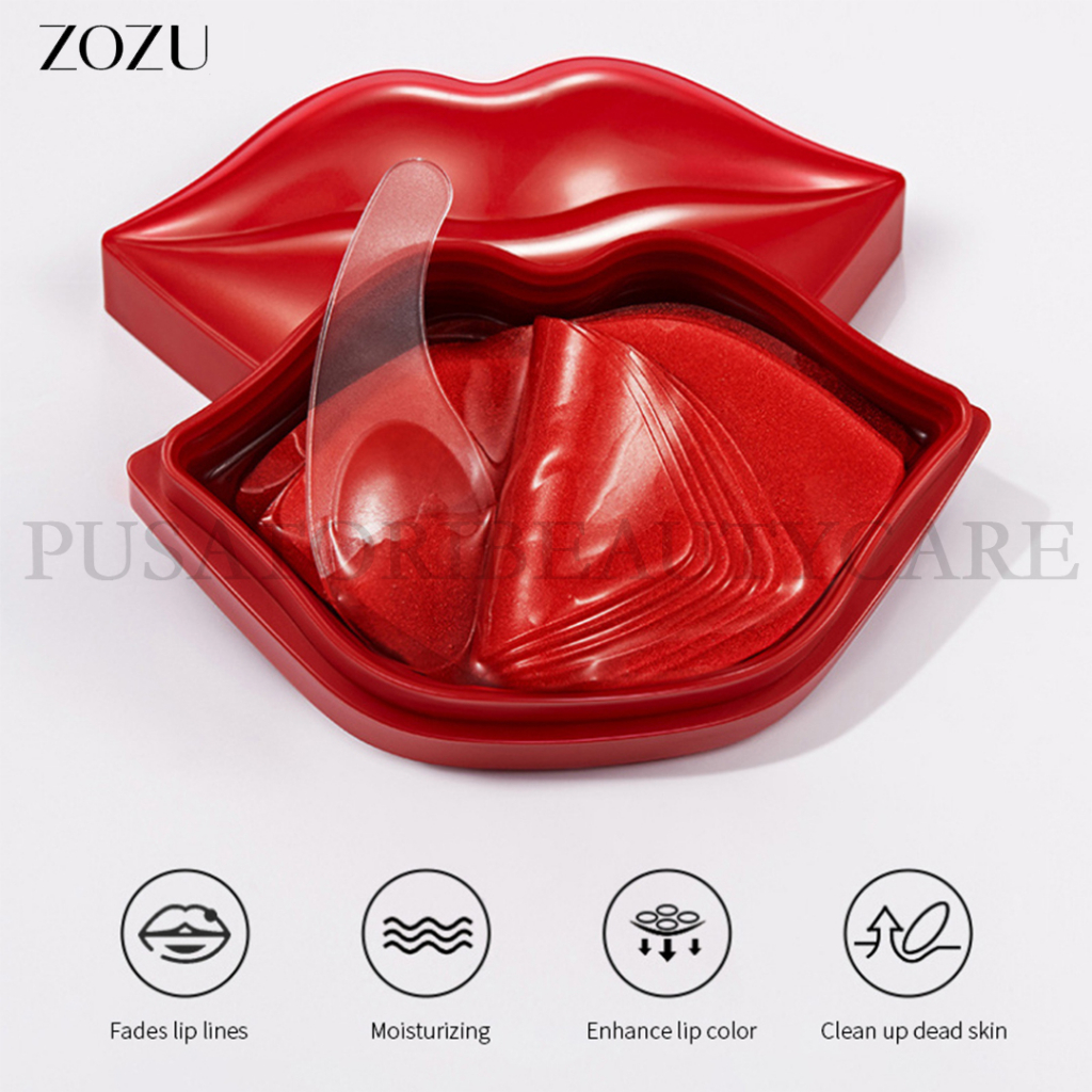 ZOZU Masker Bibir Lip Mask Isi 20 Lembar