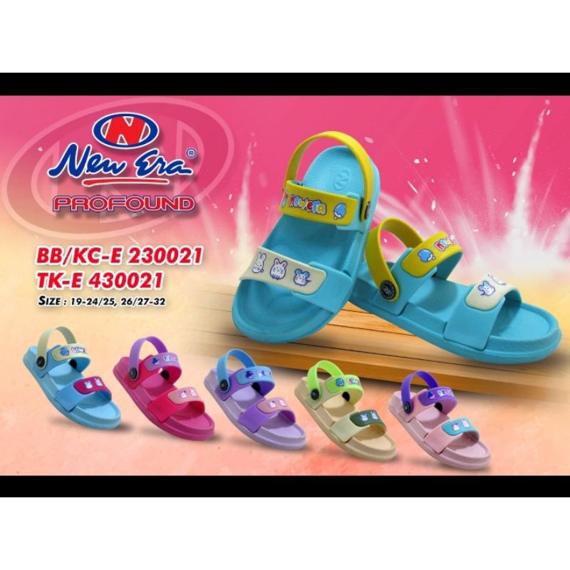 Sandal Anak Cewek NEW ERA KARAKTER (Usia 6Bln-2.5thn)