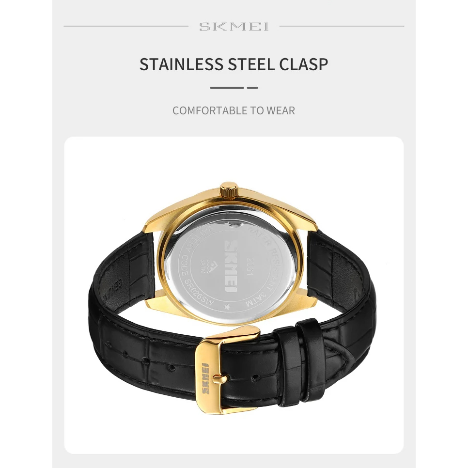 Jam Tangan Analog Quartz Watch Roman Numerals Waterproof 30M Jamtangan Desain Minimalis Anti Air Berkualitas