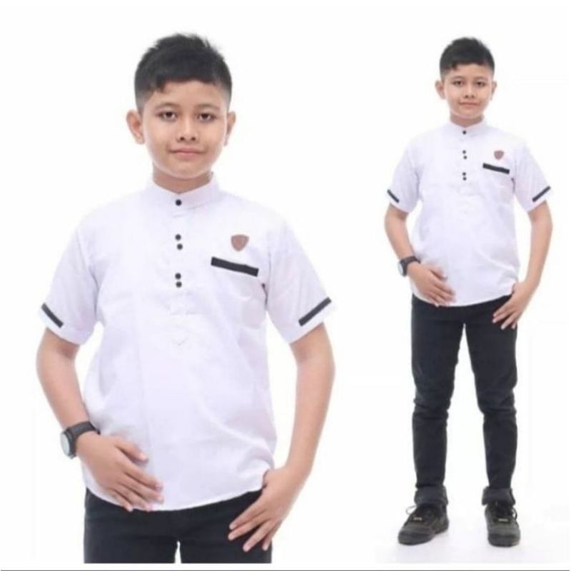 Kemeja anak kemko anak SD SMP katun premium