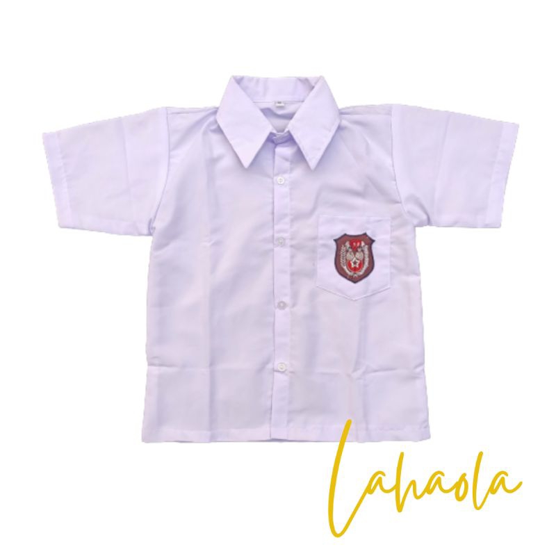 Baju seragam sekolah SD putih lengan pendek panjang