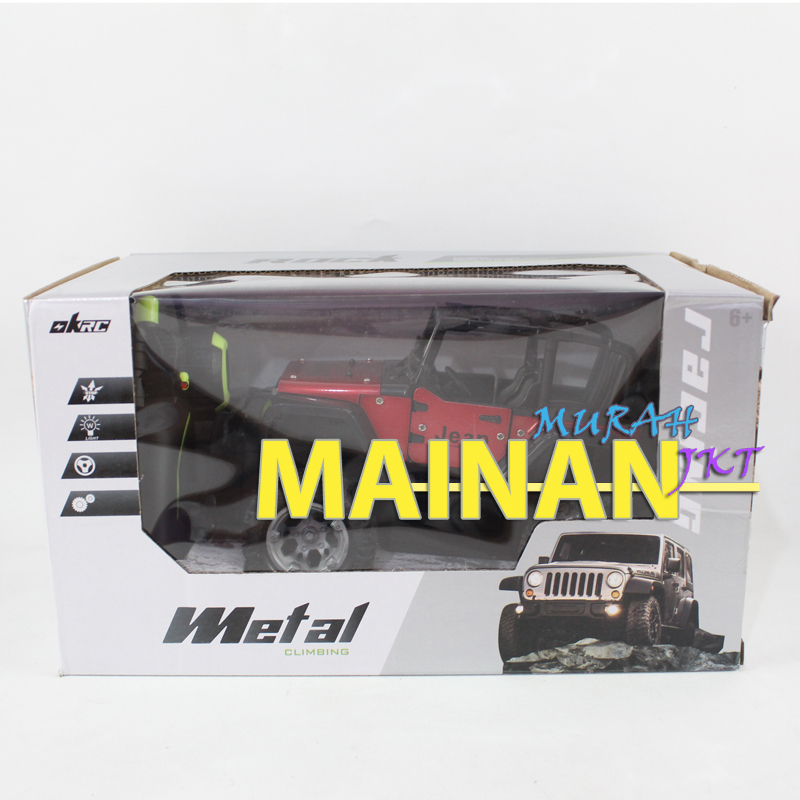 MAINANKEI MAINAN MOBLIL RC JEEP METAL ROCK CLIMBING 999G-1A BATRAI CHARGER MOBIL MOBILAN OFFROAD