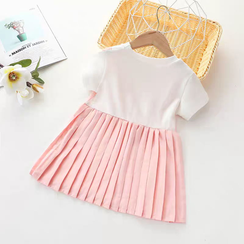 Bayi - 2 Tahun - Dress Anak Meilin Korea Style | Dress Premium Kualitas Import Baju Anak Perempuan Gaya Korean Dres Lengan Pendek Kios Balita Aprillia