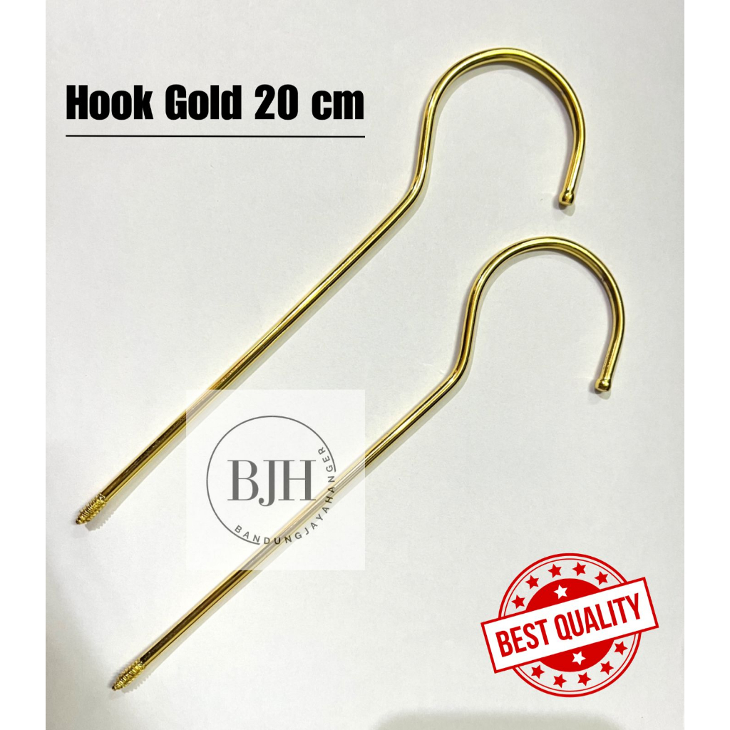 Cantolan Hook Hanger Gold 20 cm ( Harga Per 1 Pcs )