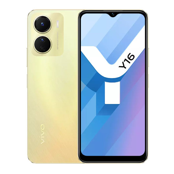 Vivo Y16 4/64GB [+4GB Extended RAM] Garansi Resmi 12 Bulan (ORK)
