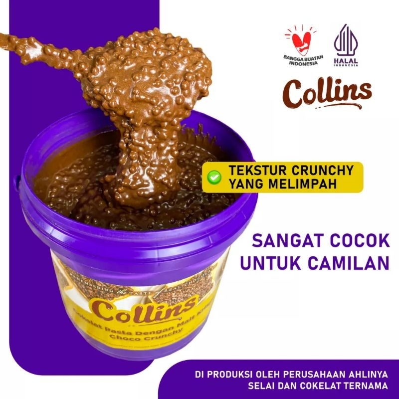 COLLINS CHOCO CRUNCHY 1KG