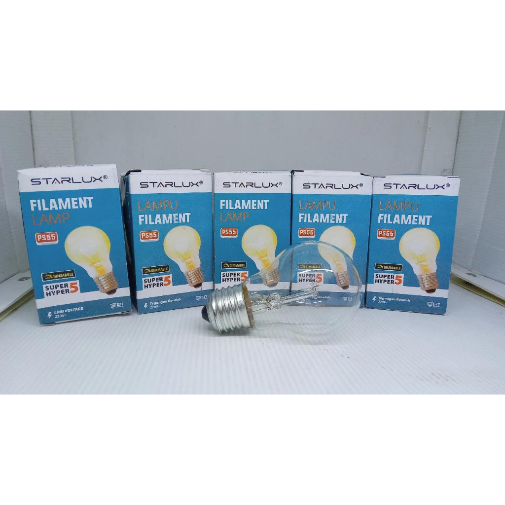 Lampu Bohlam Pijar Ayam 5 Watt Starlux / Lampu Filament 5w Cahaya Kuning