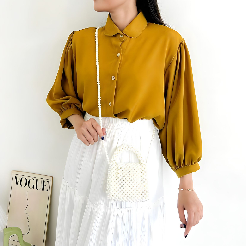 Saroja | ELZE Blouse Standar &amp; Jumbo Atasan Wanita