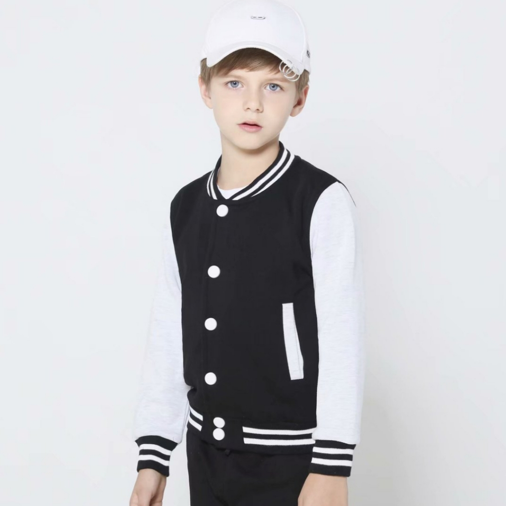 JAKET VARSITY BASEBALL BISBOL ANAK POLOS