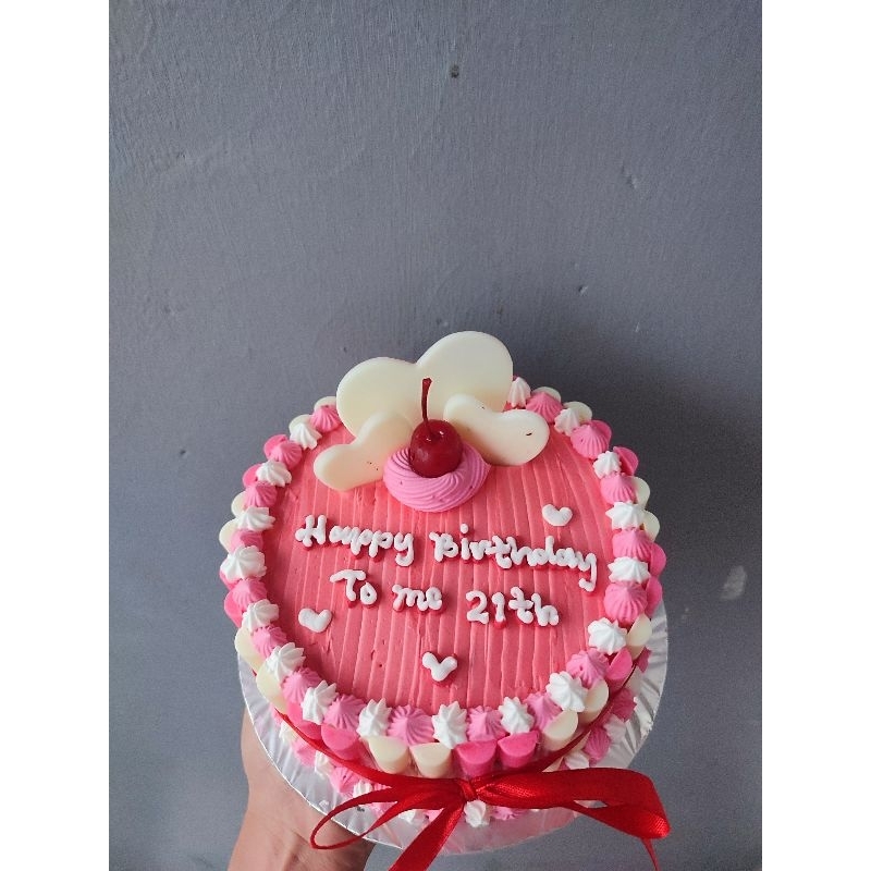 kue ulang tahun / birthday cake / korean cake / blackforest / tart