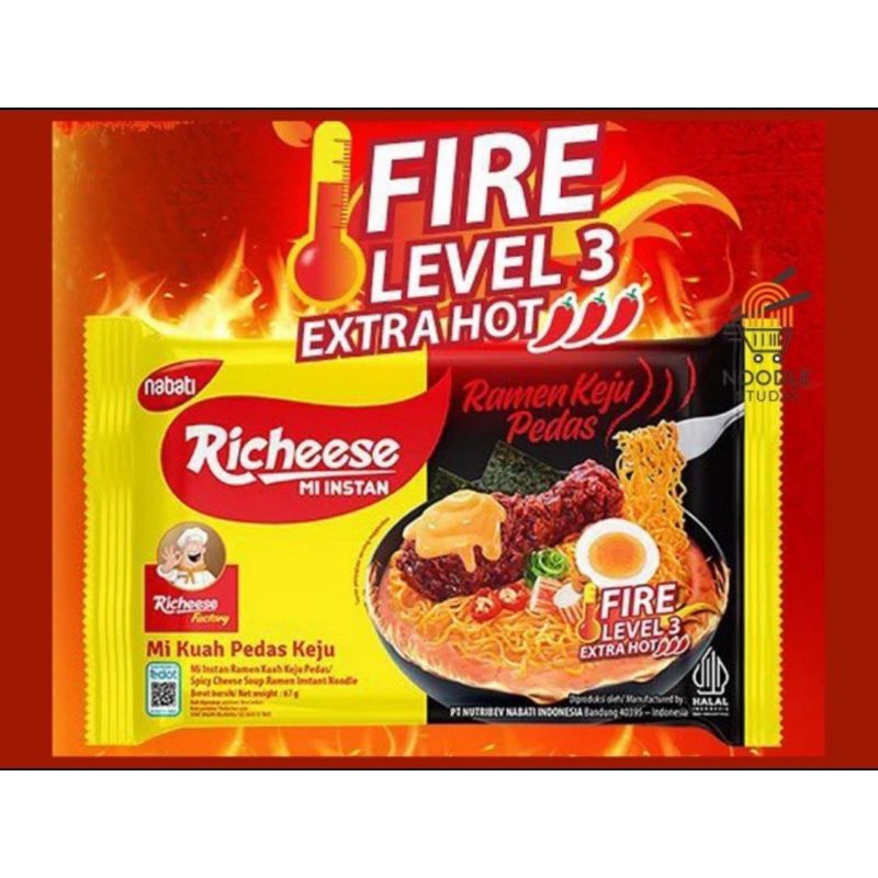 

Richeese mie ramen level 0 dan level 3