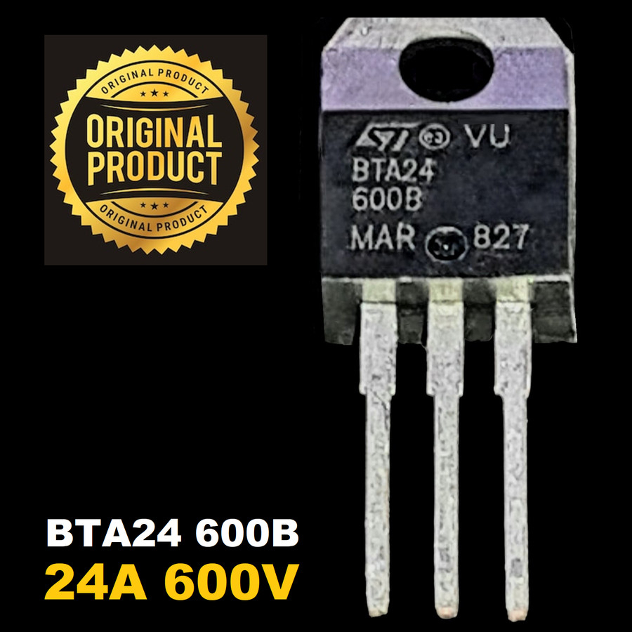 BTA24 600B 24A 600V Triac AC Dimmer Pengatur Kecepatan Dinamo 3000W