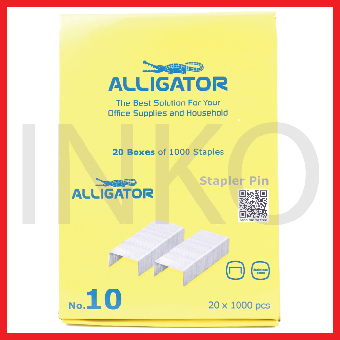 

ALLIGATOR STAPLER PIN NO.10 MINI BOX 20