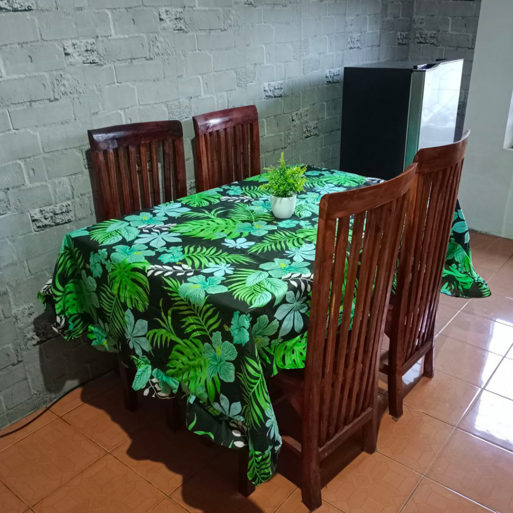 [✅COD] Taplak Meja 140x220 Kain Katun Model Rumbai Aneka Motif Dekorasi Pesta Ulang Tahun Ruang Tamu Kantor Guru Ruangan Makan Dapur Perlengkapan Rumah