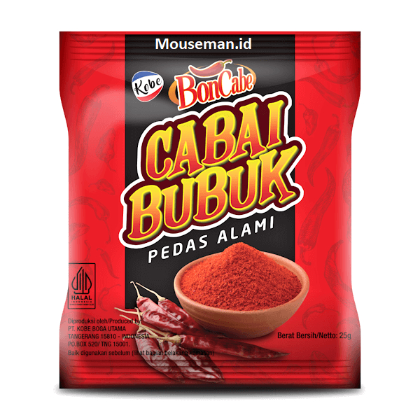 

Kobe BonCabe CABAI BUBUK PEDAS ALAMI 25gr