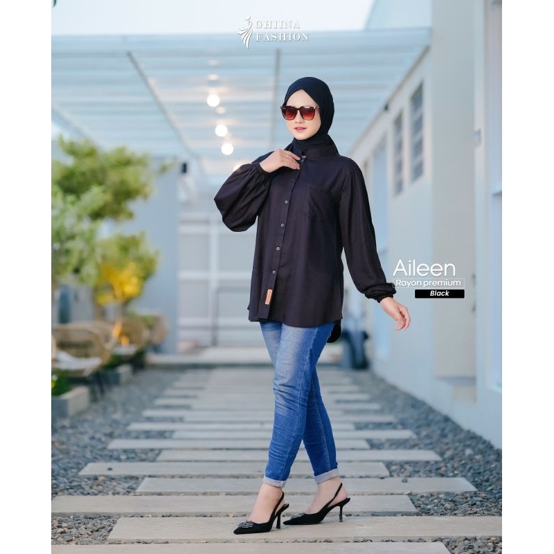 AILEEN BLOUSE GHINA FASHION TERBARU TERKINI//BLOUSE TERBARU//BLOUSE TERKINI//KEMEJA WANITA TERBARU//