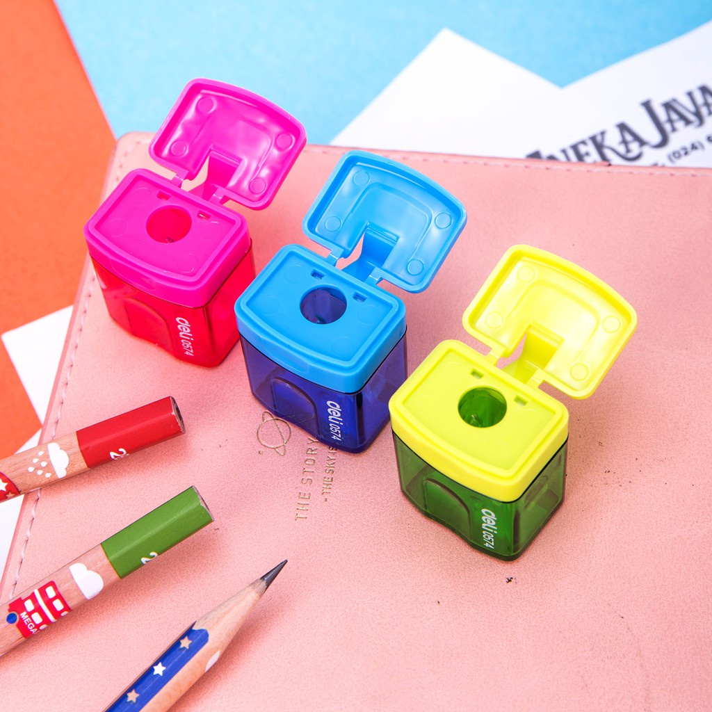 

R2GO - Deli Rautan Pensil 1 lubang 7mm / Sharpener Lucu E0574