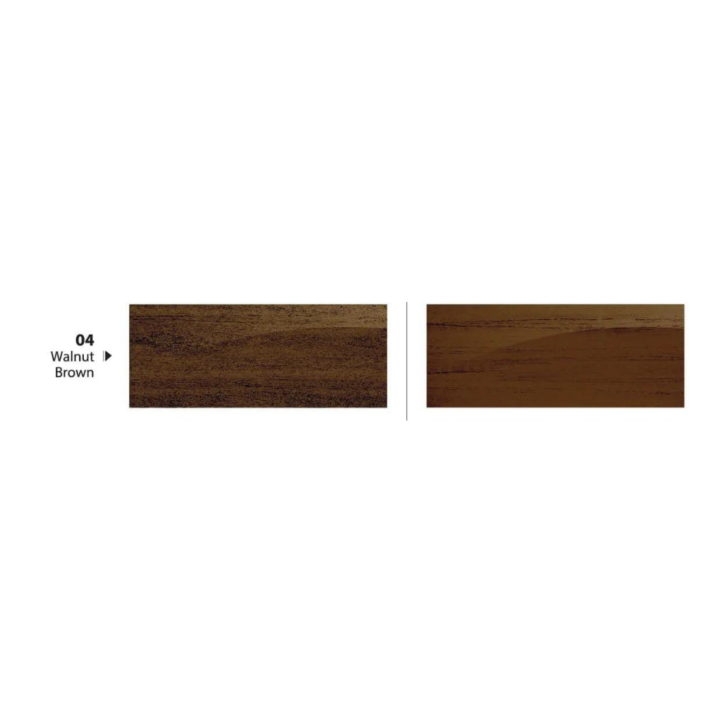 BOYO WOOD STAIN CAT KAYU PILITUR SOLVENT BASE  BASED AVIAN THINER 1KG - 04 WALNUT BROWN