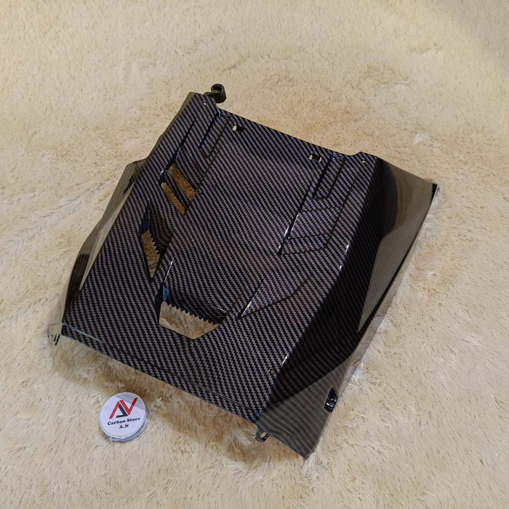 Cover Kolong Lantai Bawah Beat ESP Beat Street K81 Full Karbon Celup - Karbon WTP - Karbon Cover Bod