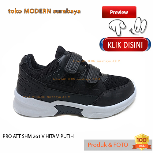 Sepatu anak sepatu sekolah sneakers velcro PRO ATT SHM 261 V