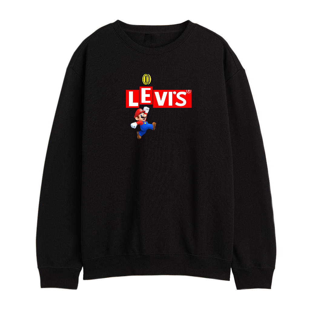 LEVIS Super Mario Crewneck Sweater Pria