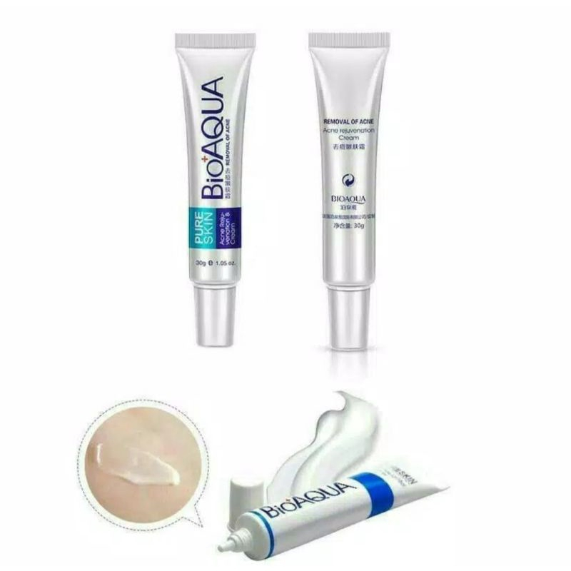 BIOAQUA REMOVAL OF ACNE - CREAM OBAT TOTOL JERAWAT