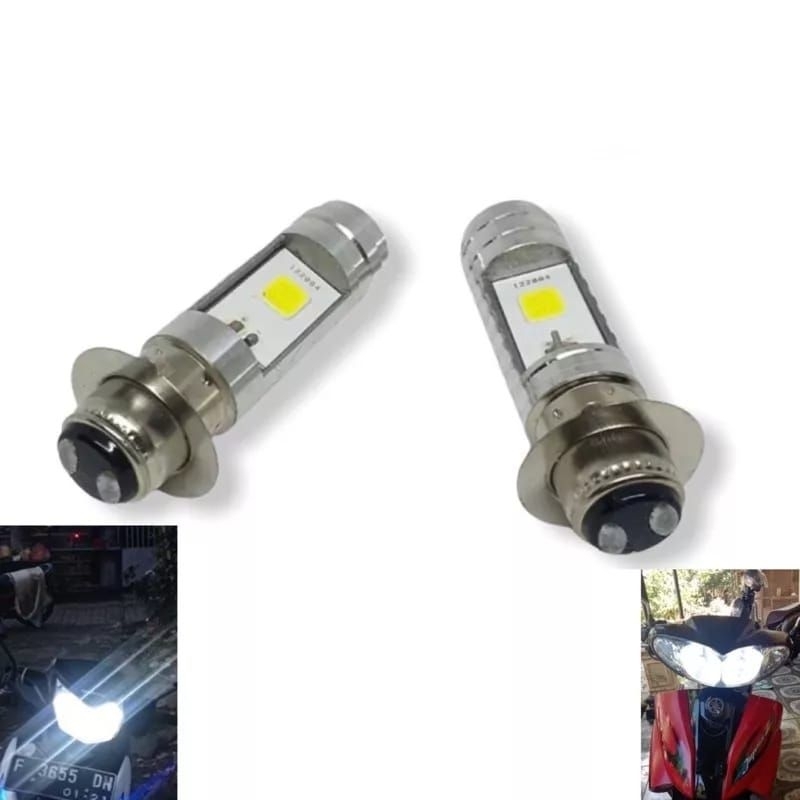 BOHLAM LAMPU DEPAN HID LED H6 AC DC MOTOR BEBEK MATIC MIO VARIO BEAT MX JUPITER REVO KARISMA DLL