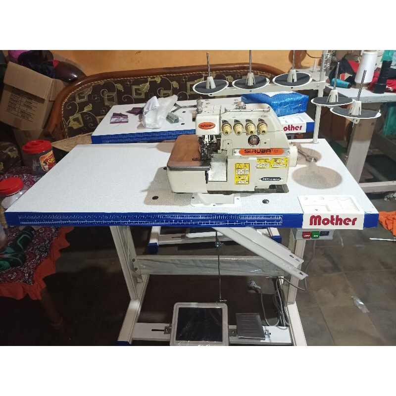 mesin obras benang 4 servo