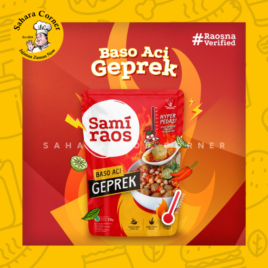 

Baso Aci Geprek Djuara Samiraos / Baso Aci Geprek / Boci Geprek Samiraos/ Baci Raos