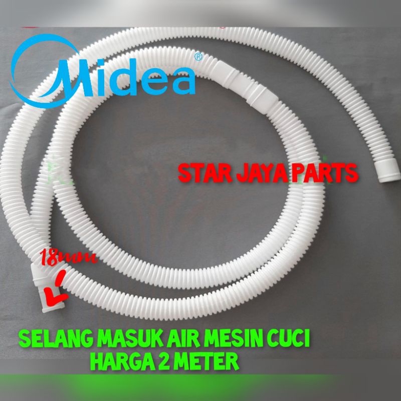 [2METER]Selang masuk air mesin cuci Midea 2 tabung