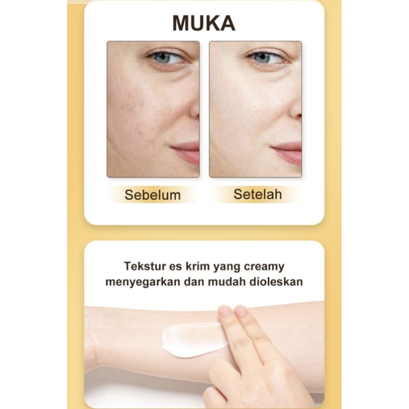 (*) GMEELAN GLUTA WHITENING LAZY CREAM / GMEELAN EXFOLIATING