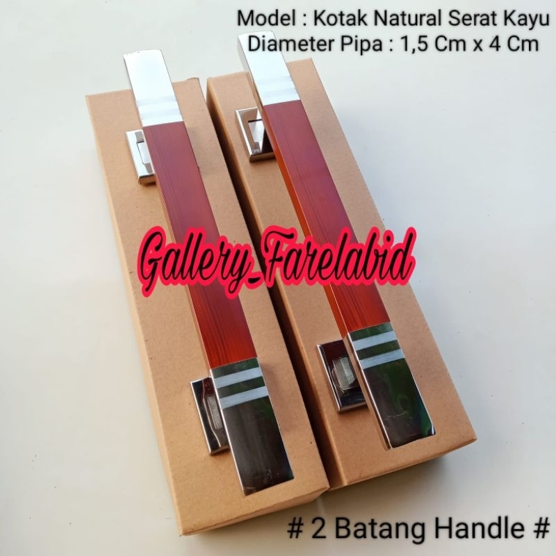 Handle Pintu Rumah Stainless Steel 60 Cm Gagang Pintu Minimalis 45 Cm Pegangan Tarikan Pintu Kupu Tarung 33 Cm