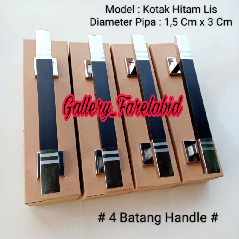 4 Pcs Handle Pintu Rumah Stainless Steel 60 Cm Tarikan Pintu Kupu Tarung 45 Cm Gagang Pegangan Pintu Minimalis 33 Cm