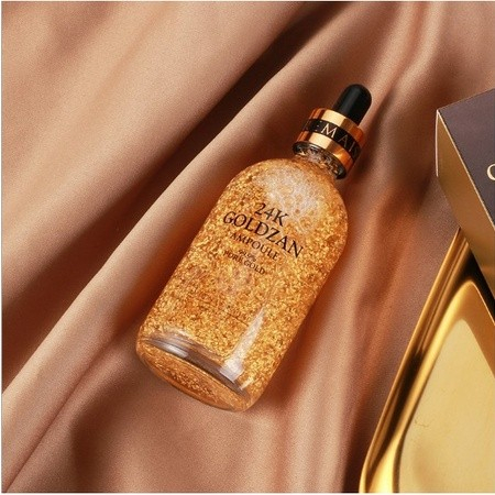 LS Goldzan Serum Emas 24K Pure Gold 99% Wajah Glowing 100% Menghilangkan Flek Hitam Dan Mencerahkan Wajah