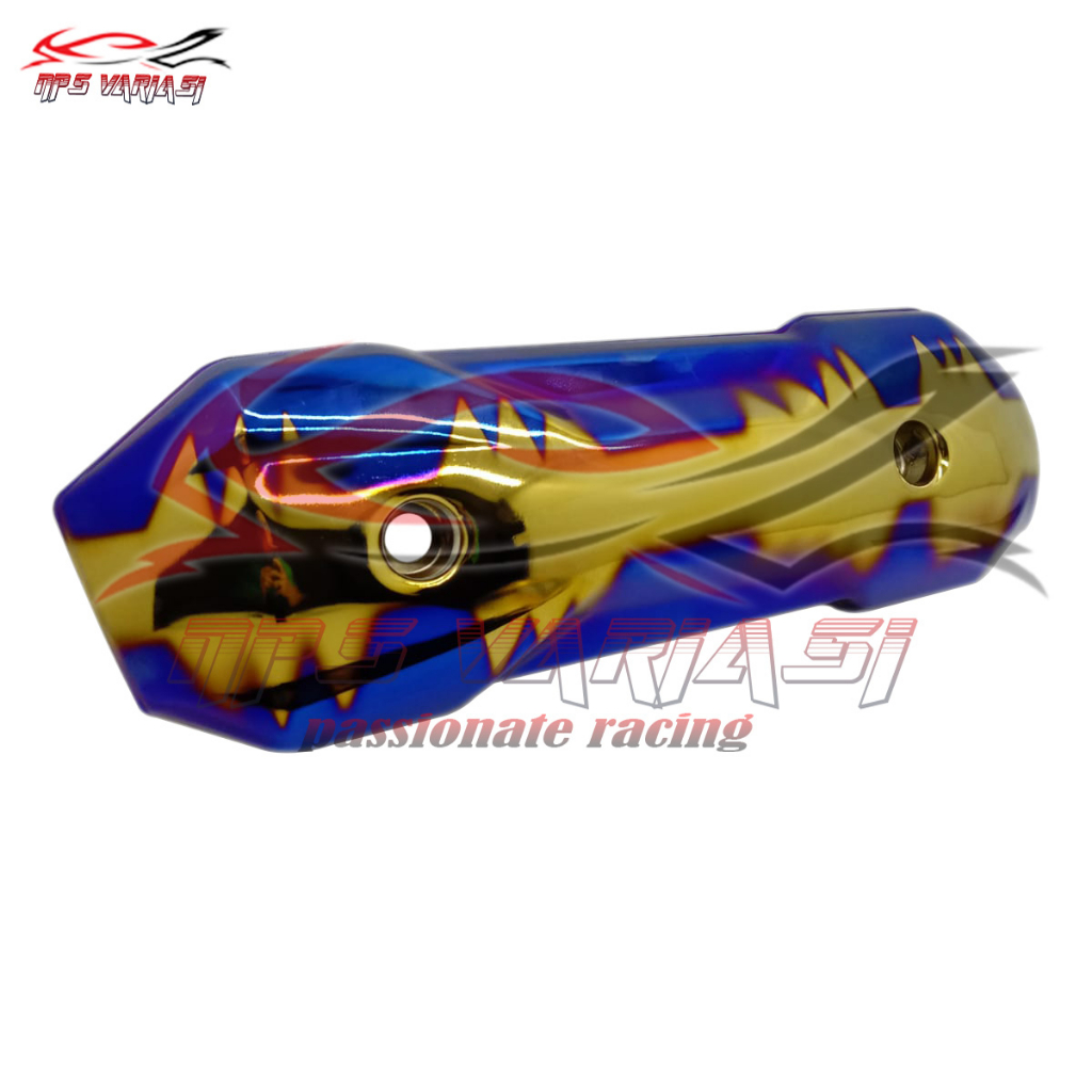 Tameng knalpot zoomer cover tutup knalpot Tulisan Thailand tameng /Tameng knalpot Vario cover tutup 