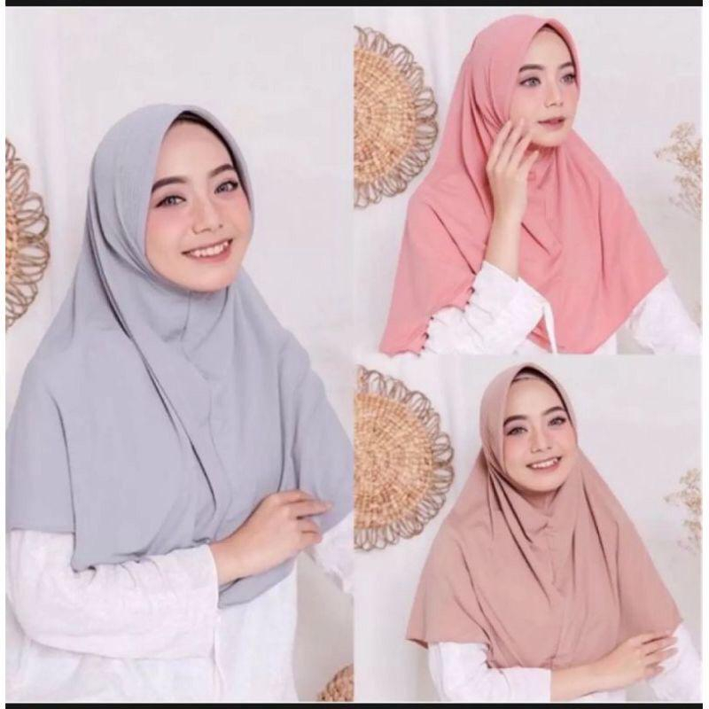 Hijab Bergo Hamidah Jersey/Bergo Sport Jersey Premium/Hijab Sekolah