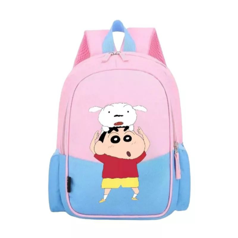tas ransel sekolah perempuan tk sd tas model Dtf motif Shinchan