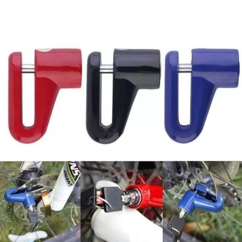 gembok cakram motor kunci gembok motor cakram universal semua cakram motor