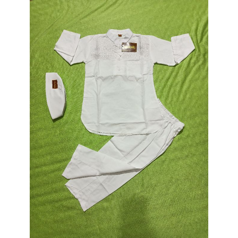 setelan Koko anak*setelan Koko putih  kurta