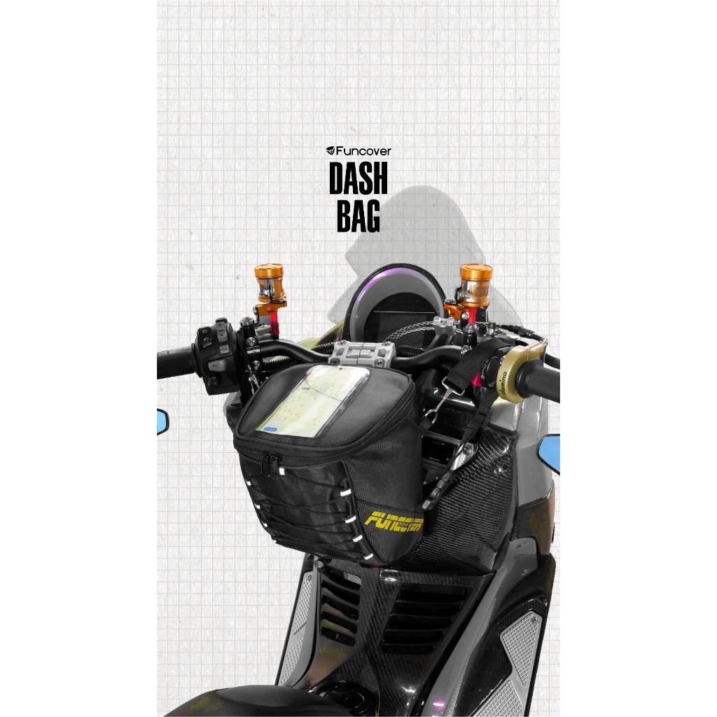 TAS MOTOR STAND PHONE HOLDER HP DASHBAG TANKBAG KAPASITAS BESAR WATERPROOF