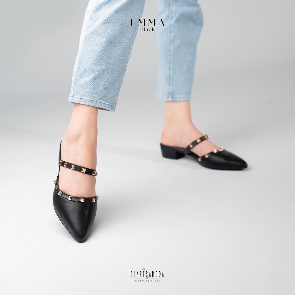 GLARISAMODA Emma Heels 3cm Mules sandal empuk