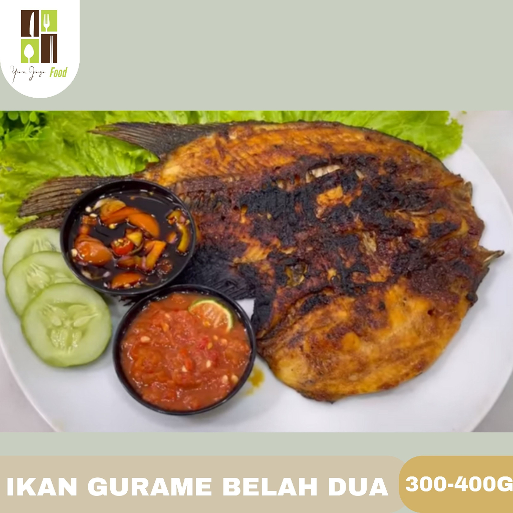 Ikan Gurame Segar / Sudah Bersih / Fresh / Siap Masak / Vakum 400-500g