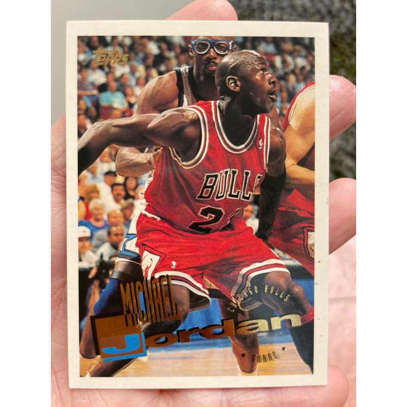 KARTU TOPPS MICHAEL JORDAN CHICAGO BULLS 1996