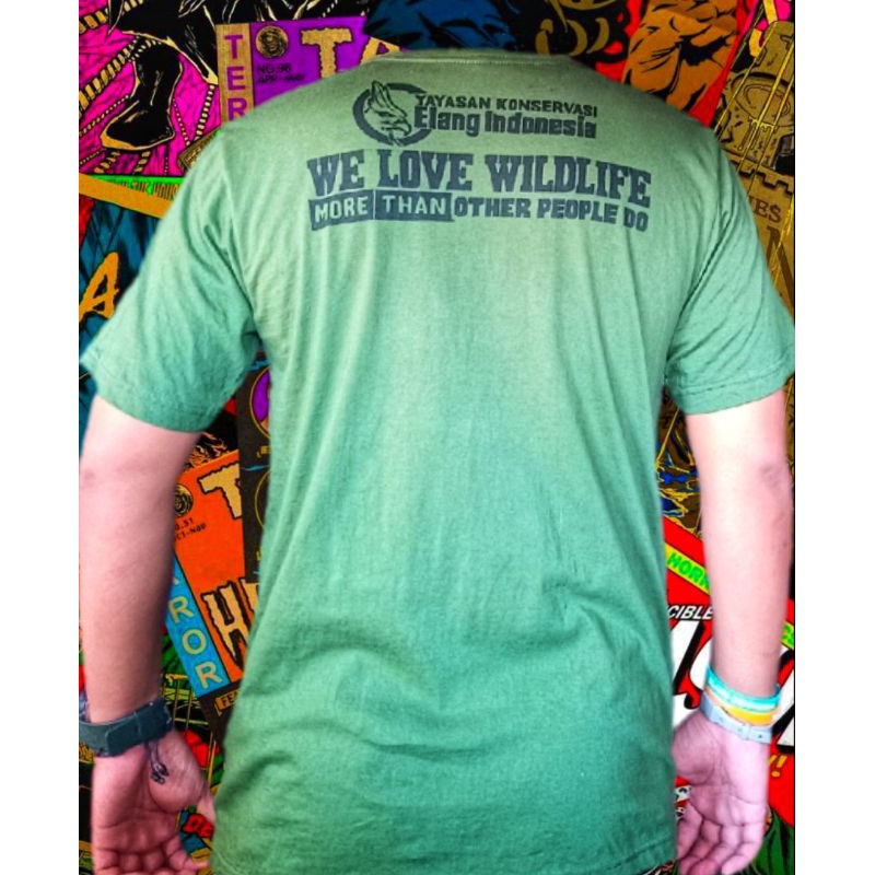 Kaos Lengan Pendek Bertema Elang Bondol - YKEI